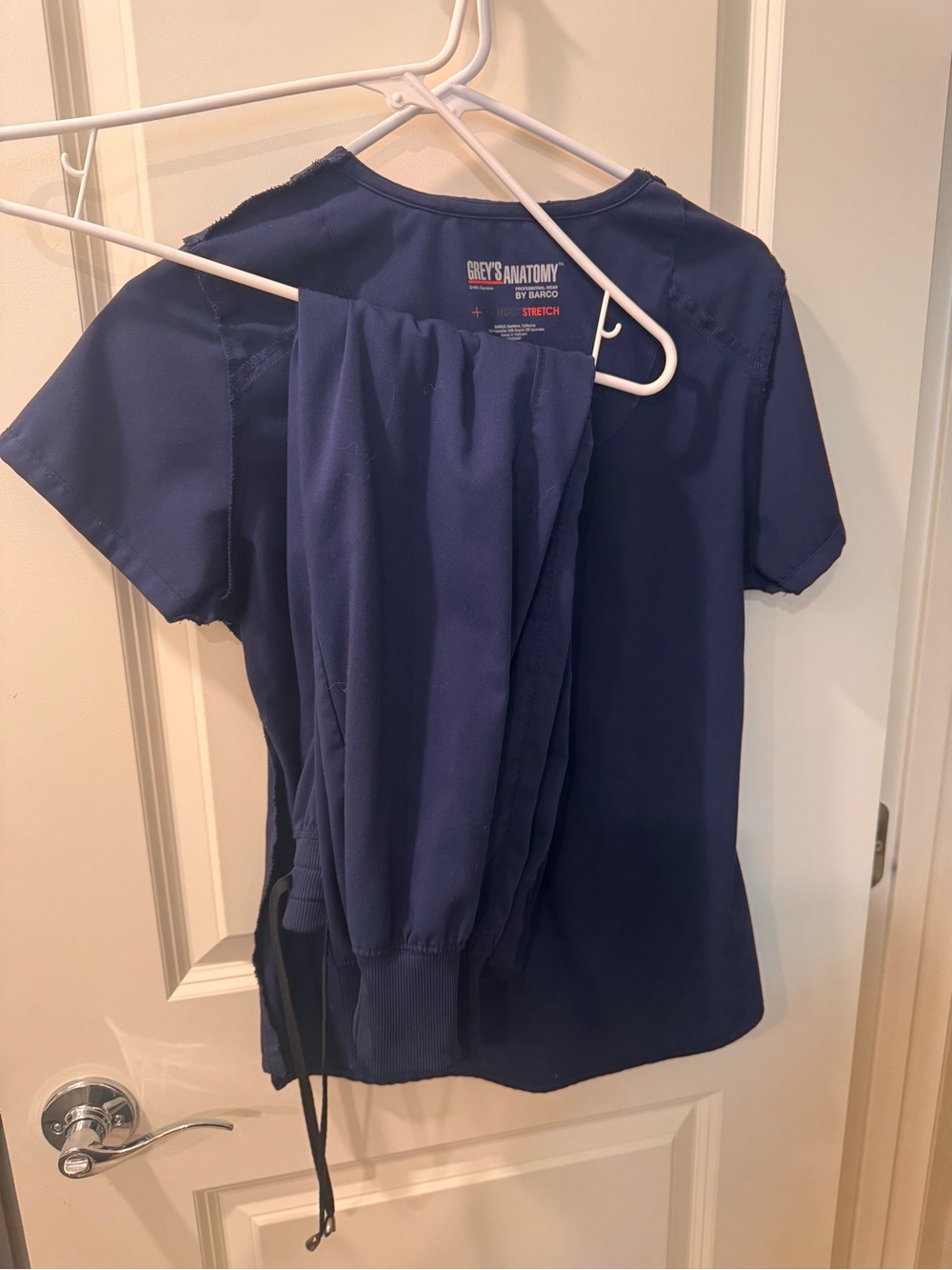 Grey's Anatomy Navy Scrub Top & Pants Set